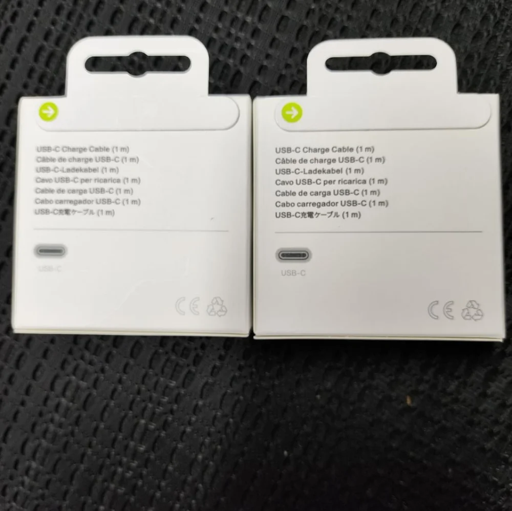 Duo Pack: iPhone 15 Pro Max 20W USB-C to USB-C Fast Charging Cables (3.28ft)